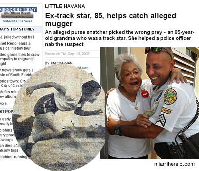 29살 절도범 추격해 붙잡은 85세 할머니 “...