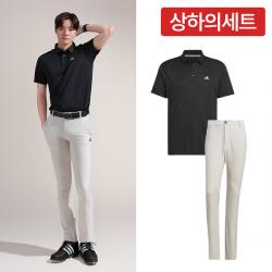 [무료교환] 아디다스 코리아 남성 상·하의 골프웨어 세트 (반팔티+바지)