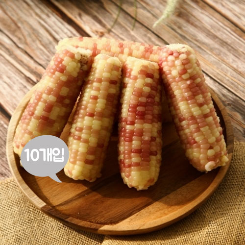 [전자레인지3분!] 쫀득 달콤 찰옥수수 10개입 (10~14cm)